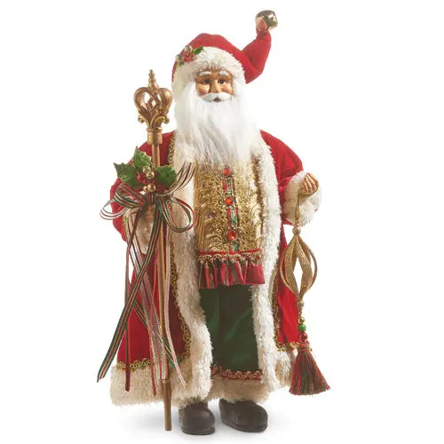 18" Classic Carols Santa Cozy Pines