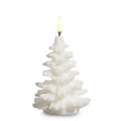3.5" X 5.5" Uyuni White Tree Candle Cozy Pines