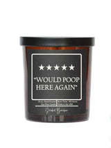 5 Star Funny Bathroom Candle - Pick Scent - Soy Wax Candles Driftless Studios