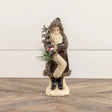8" Charcoal Velvet Belsnickle Cozy Pines