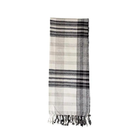 Arleen Woven Plaid Throw Cozy Pines