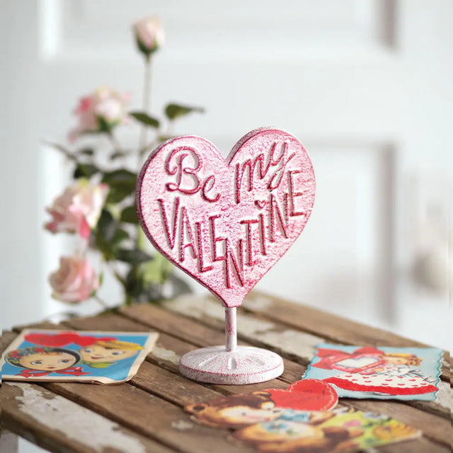 Be My Valentine Tabletop Sign Cozy Pines