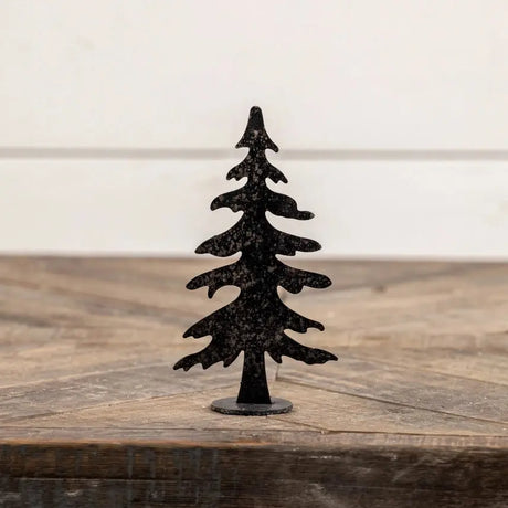 Black Metal Pine Tree Cozy Pines