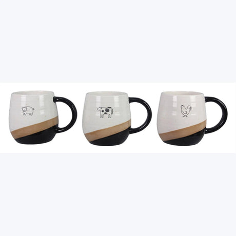 Ceramic Country Mug, 3 Ast.  (SKU#: 12072) Young's