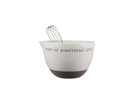 Ceramic Mixing Bowl with Metal Young's