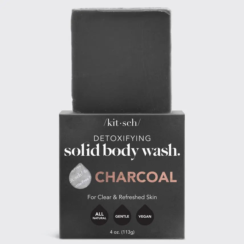 Charcoal Detoxifying Body Wash Bar Cozy Pines