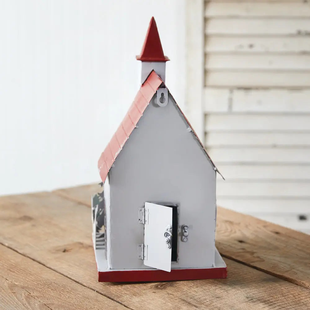 Christmas chapel Birdhouse Cozy Pines