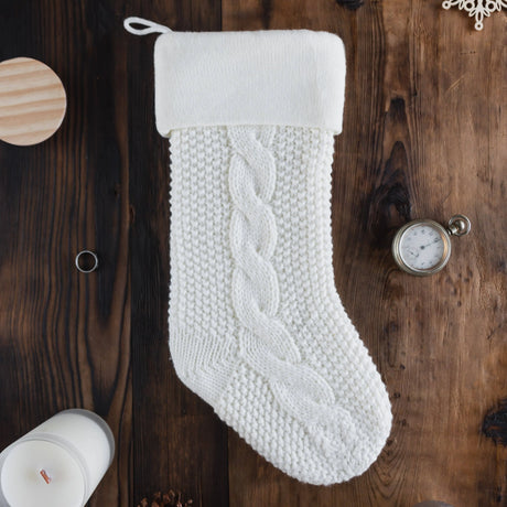 Chunky Cable Knit Christmas Stocking Gigi Seasons