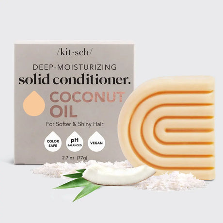 Coconut Repair Conditioner Bar/Mask for Dry Damaged Hair KITSCH