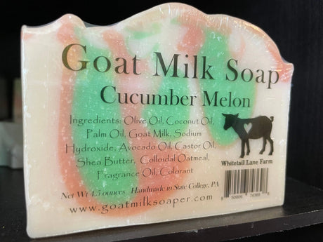 Cucumber Melon Goats Milk Soap Whitetail Lane Farm Goat Milk Soap