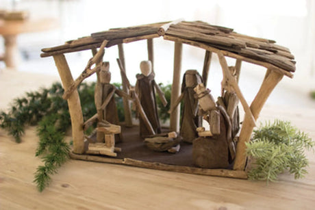 Driftwood Nativity Kalalou