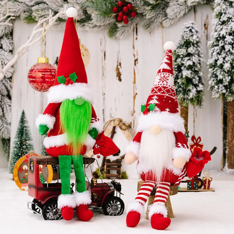 Gnome Elf Shelf Sitters Cozy Pines