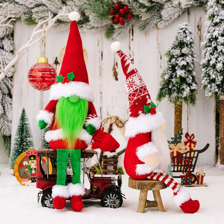 Gnome Elf Shelf Sitters Cozy Pines