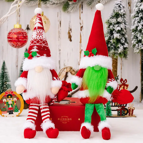 Gnome Elf Shelf Sitters Cozy Pines