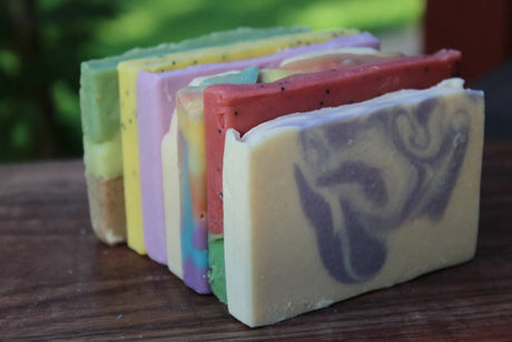 Goat Milk Soap Slices Variety Pack - 1 pound of Soap Whitetail Lane Farm Goat Milk Soap