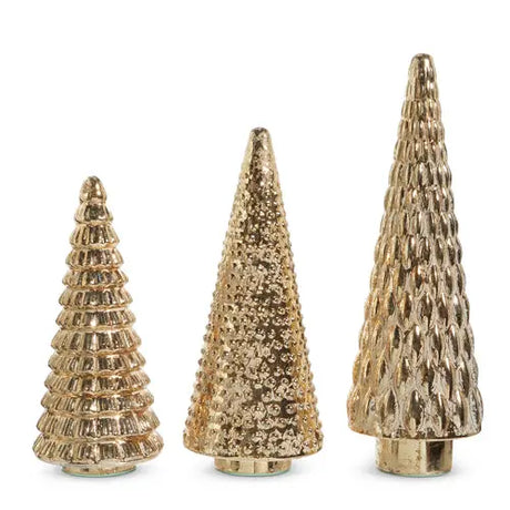 Gold Pattern Tree Cozy Pines