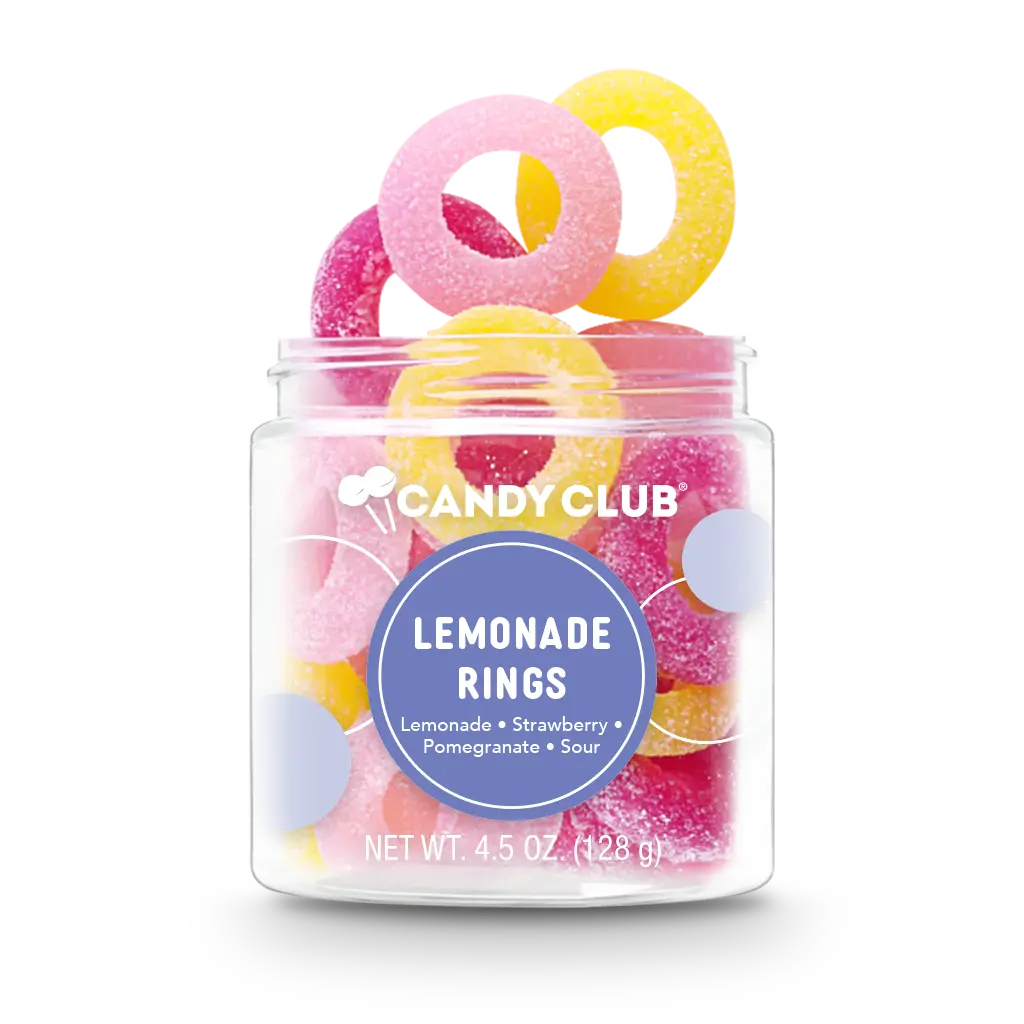 Gummy Candy Lemonade Rings Candy Club