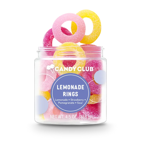 Gummy Candy Lemonade Rings Candy Club