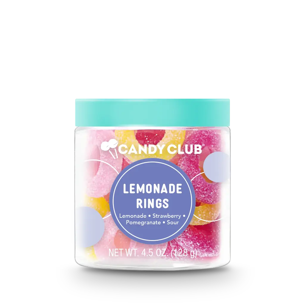 Gummy Candy Lemonade Rings Candy Club