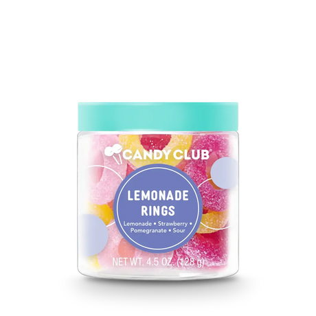 Gummy Candy Lemonade Rings Candy Club