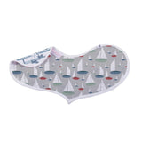 Ocean Tides Bamboo Burp Cloth/Heart Bib Newcastle Classics