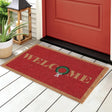 Holiday Welcome Doormat Cozy Pines