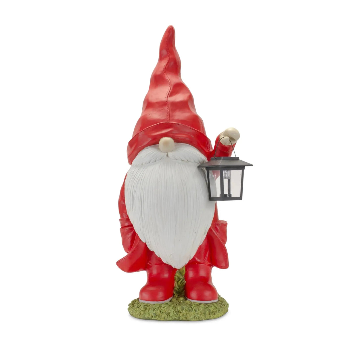Gnome w/Lantern 11.25"L x 24.75"H Resin Melrose Intl.