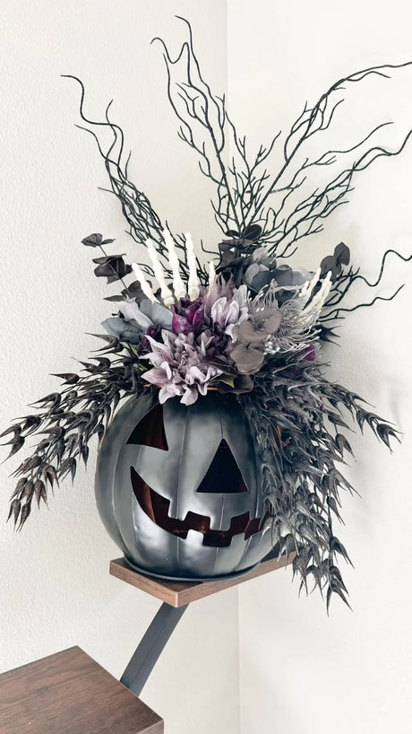 Large Halloween Pumpkin Cozy Pines