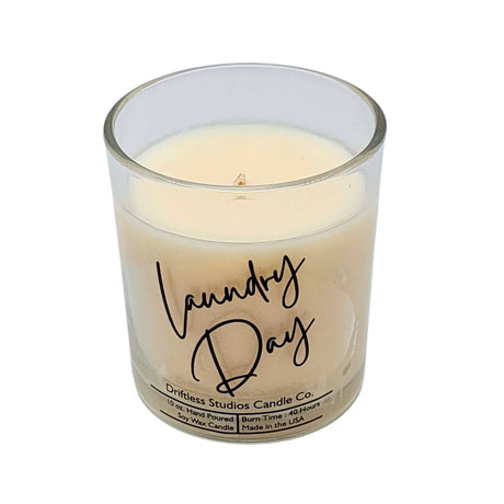 Laundry Day Everyday Soy Candles - 10 oz Candle + Bamboo Lid Driftless Studios