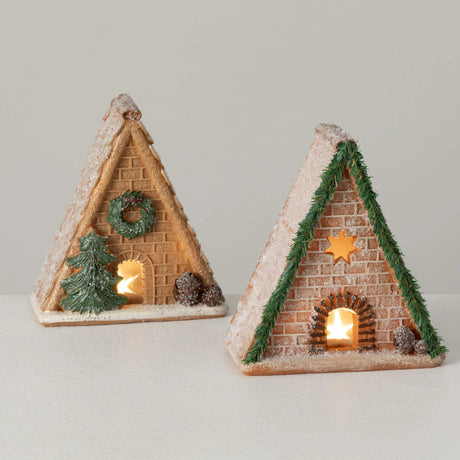 Led Cabin House Cozy Pines