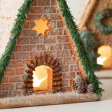 Led Cabin House Cozy Pines