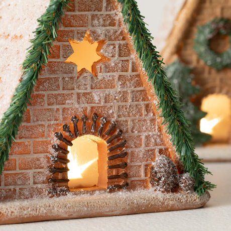Led Cabin House Cozy Pines