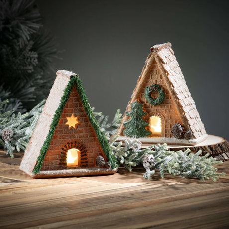 Led Cabin House Cozy Pines
