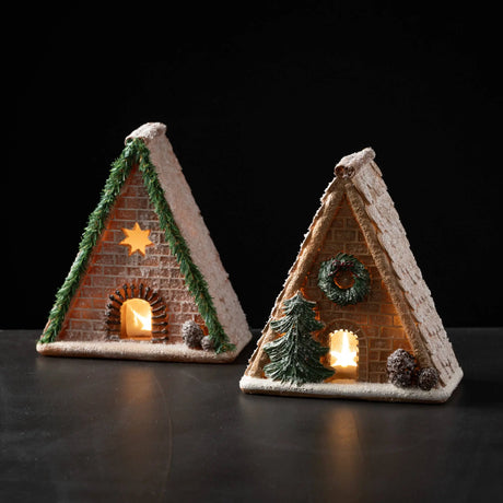 Led Cabin House Cozy Pines