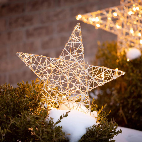 Lighted Outdoor Stars Cozy Pines