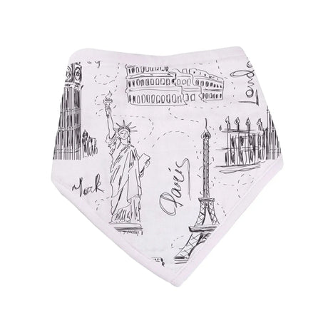 London, Paris, New York Bandana Bib Newcastle Classics