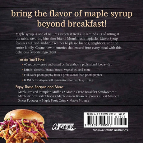 Maple Syrup Cookbook AdventureKEEN