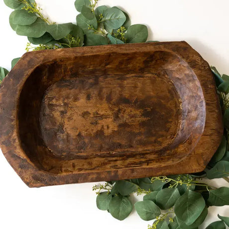 Media Wood Bowl Cozy Pines