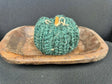 Medium Farmhouse Crochet Pumpkins - Kale Green Cozy Pines