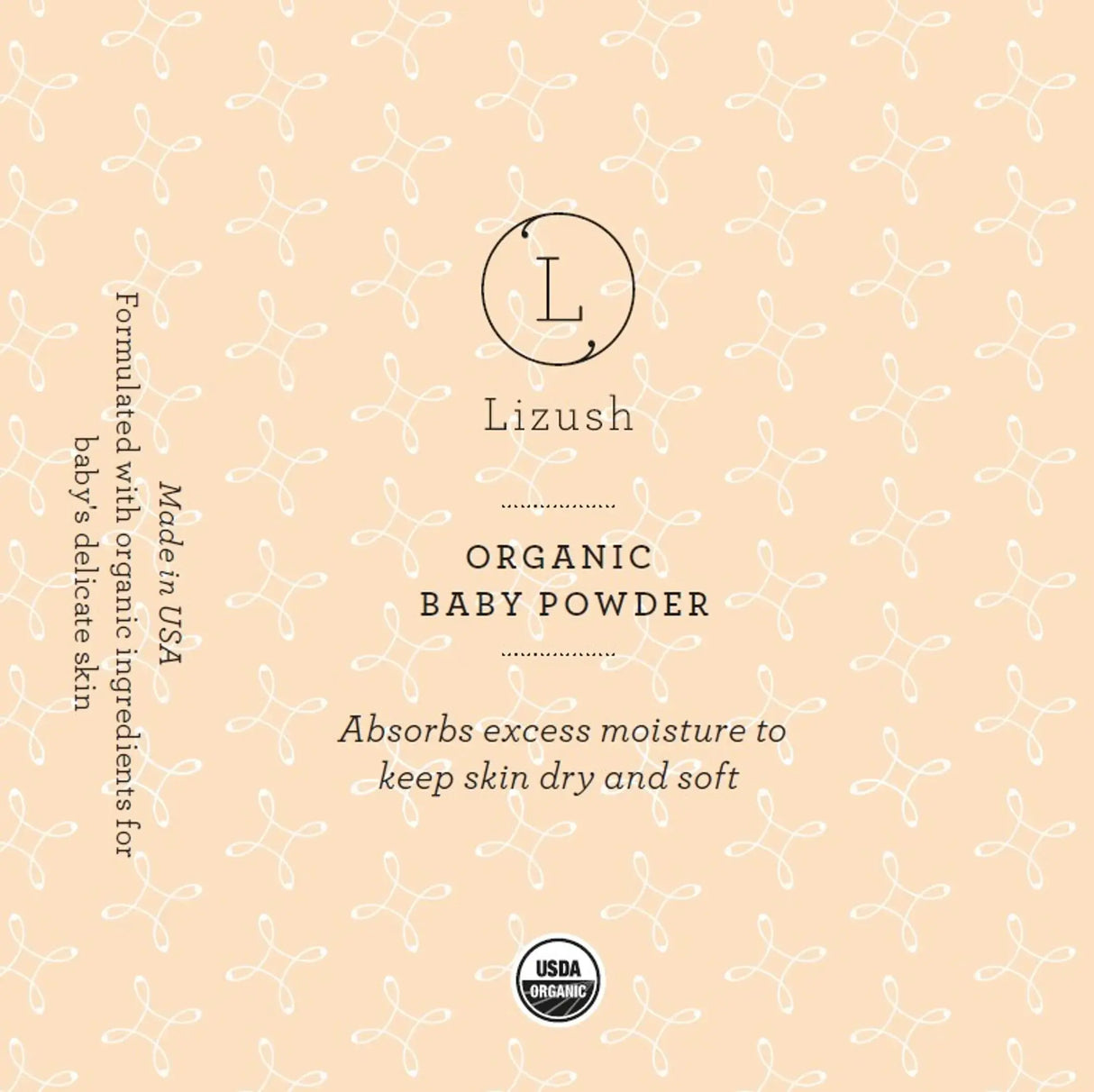 ORGANIC BABY POWDER - Talc Free Lizush