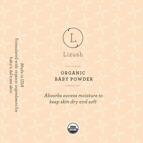 ORGANIC BABY POWDER - Talc Free Lizush
