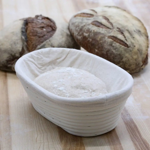 Oval Proofing Basket and Liner Breadtopia