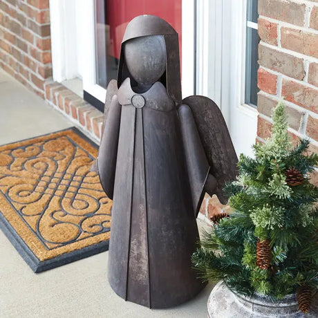 Oversized Metal Angel Cozy Pines