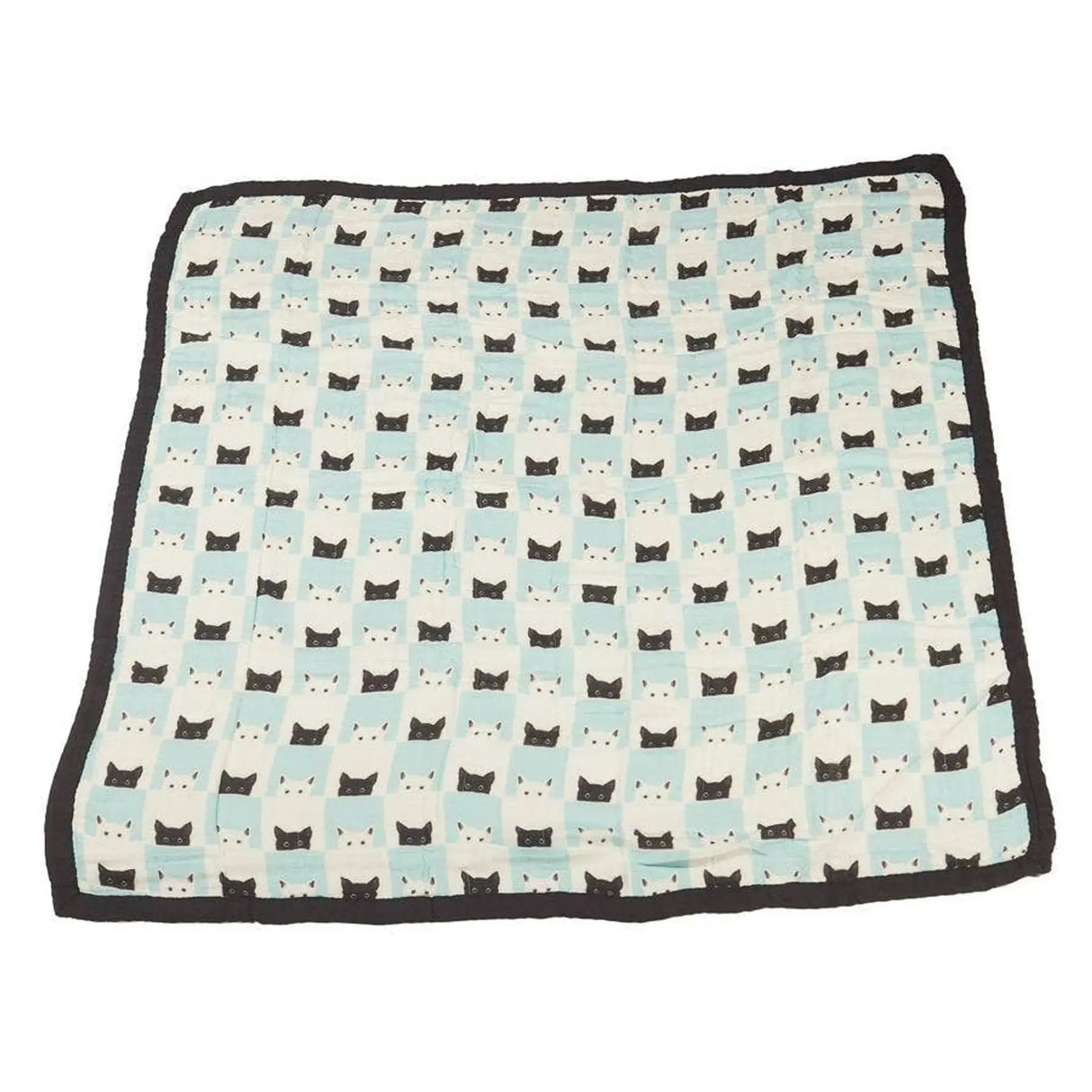 Peek-a-boo Cats and Pencil Stripe Blanket Newcastle Classics