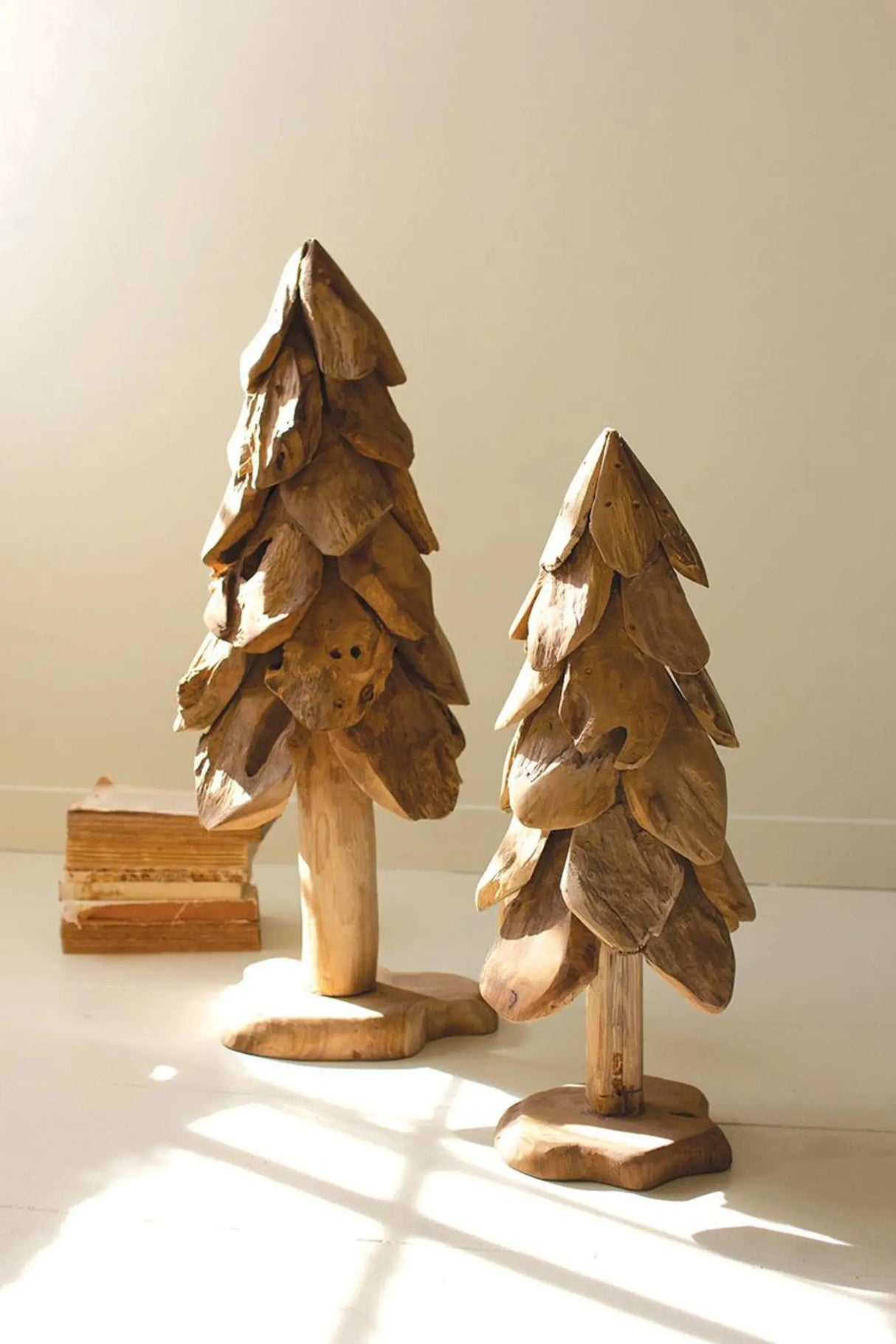 RUSTIC TEAK CHRISTMAS TREE - LARGE Kalalou