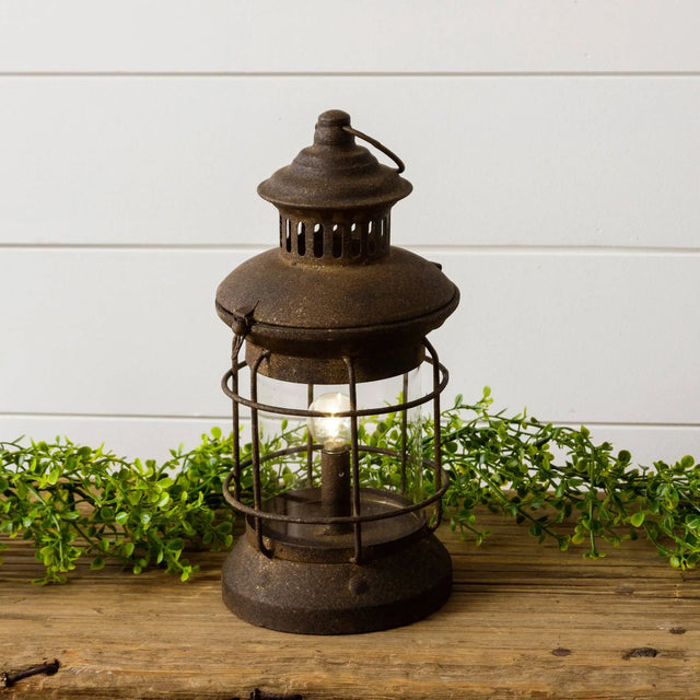 Rustic LED Table Lamp (PC) Audrey's