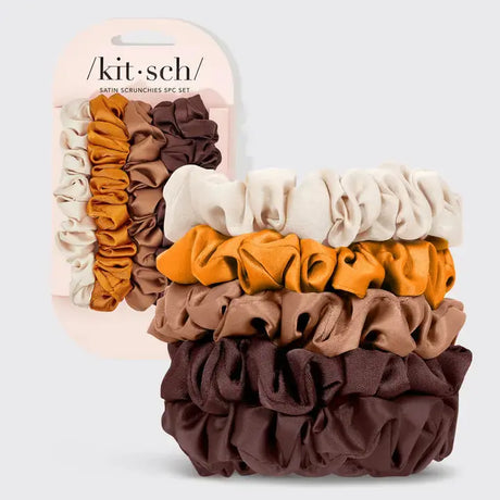 Satin Petite Scrunchies Cozy Pines