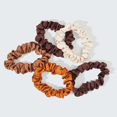 Satin Petite Scrunchies Cozy Pines