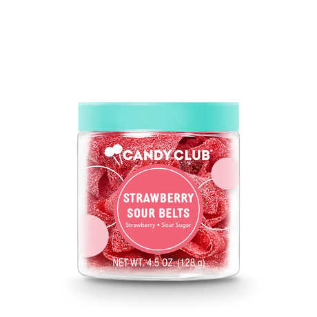 Strawberry Sour Belts Candy Club