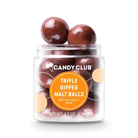 Triple-Dipped Chocolate Malt Balls Candy Club